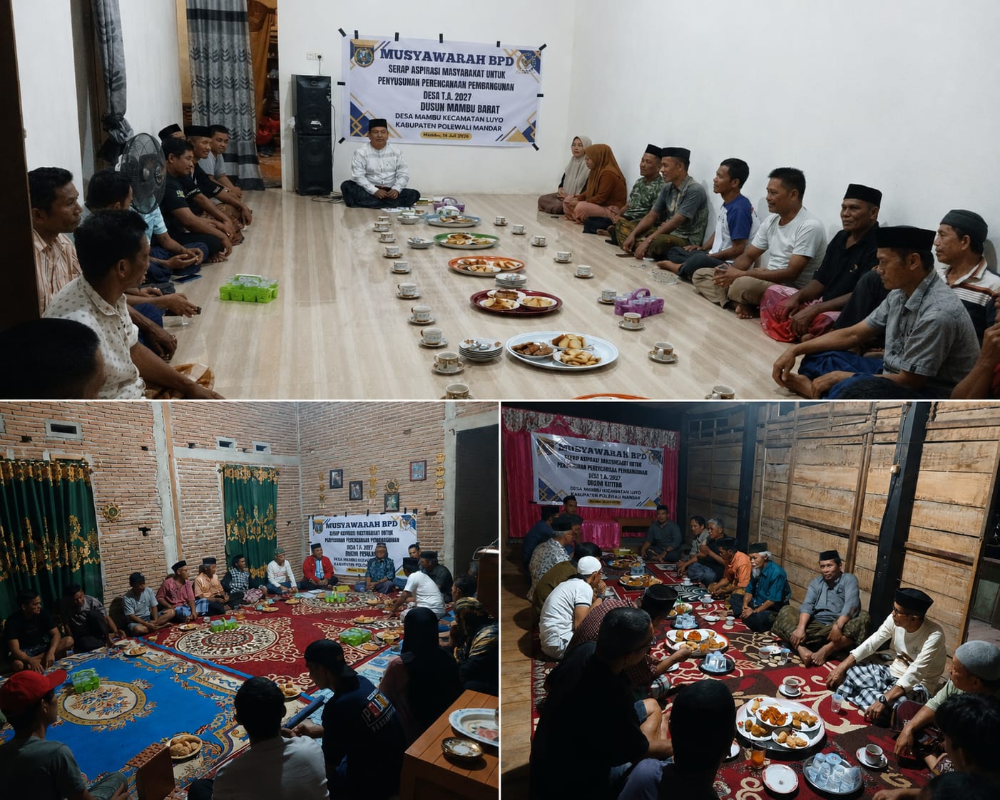 BPD Desa Mambu Gelar Musyawarah, Serap Aspirasi Masyarakat untuk Penyusuan Perencanaan Pembangunan Desa TA 2027