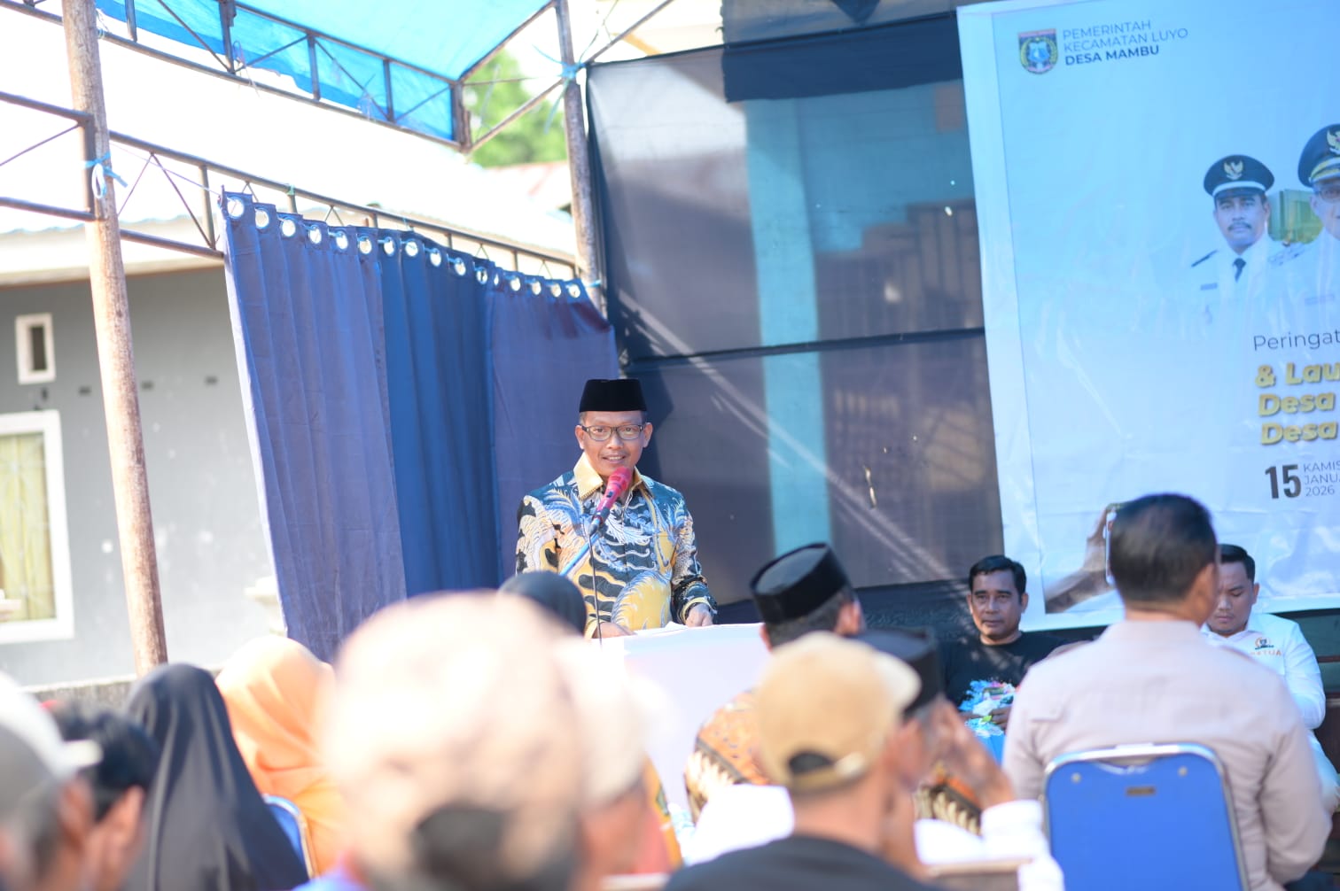Bupati Polman H. Syamsul Mahmud Launching SiDea Mobil Desa Mambu
