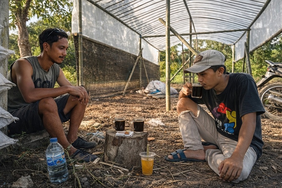 HAIDIR KETUA BUM DESA SIAP SUKSESKAN PROGRAM KETAHANAN PANGAN DESA MAMBU di PERINGATAN HARI BUM DESA 2 FEBRUARI
